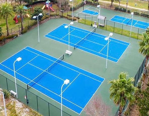 We have Tennis/Pickleball/Basketball Courts