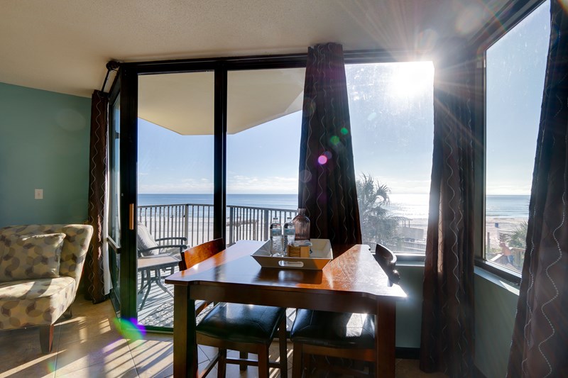 Catch the sunset from your OCEANFRONT balcony