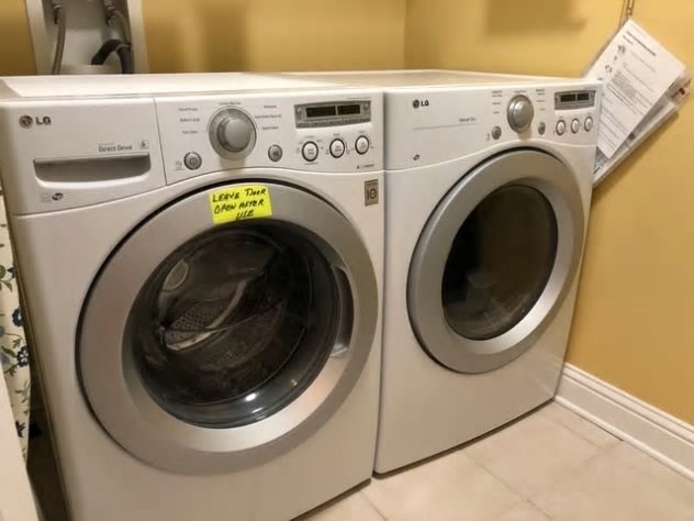 New Front loading full size Washer and Dryer