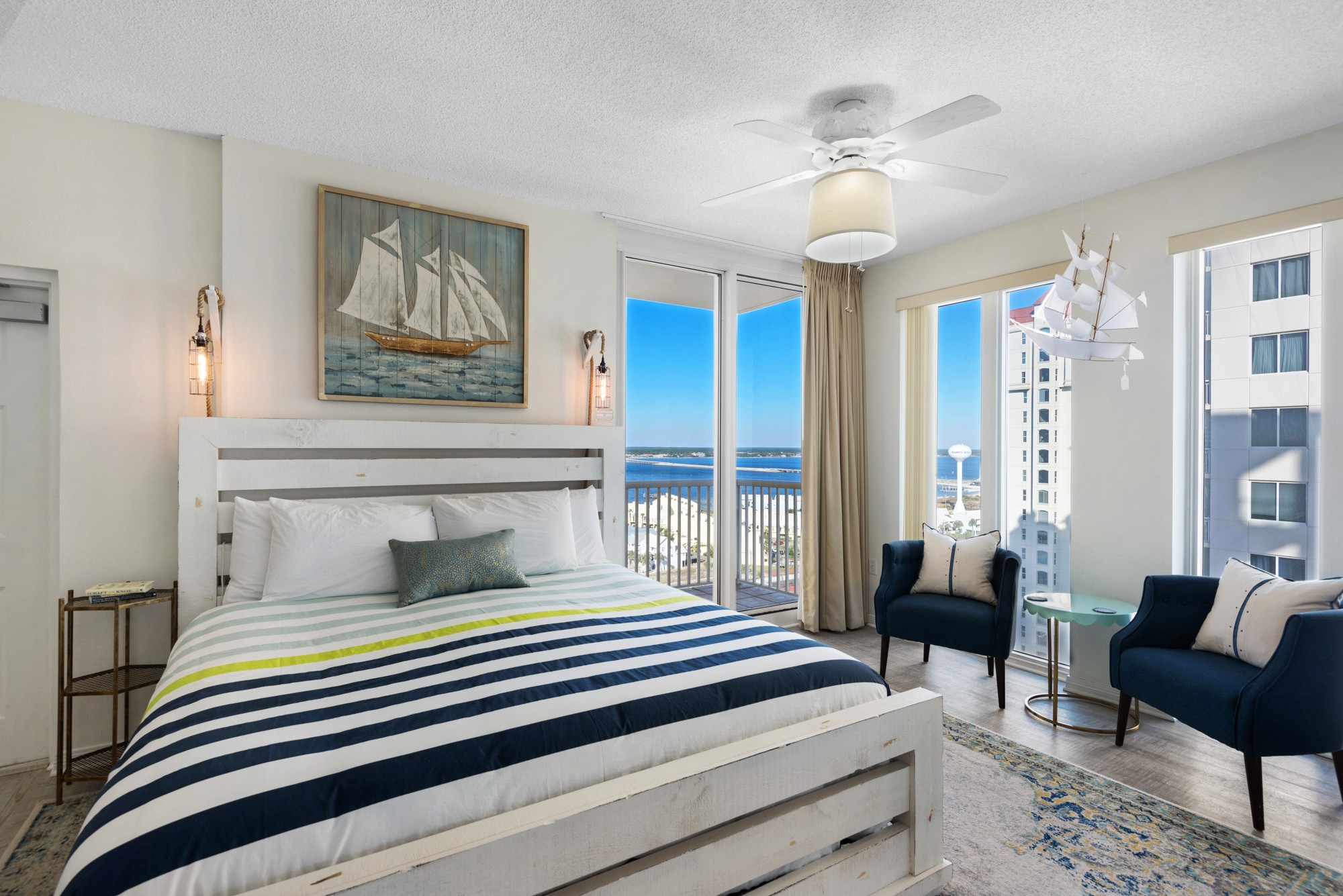 Second Master Suite with More Panoramic Views of the Gulf and Santa Rosa Sound