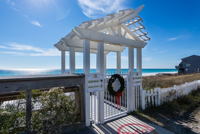 This is the beach entrance!