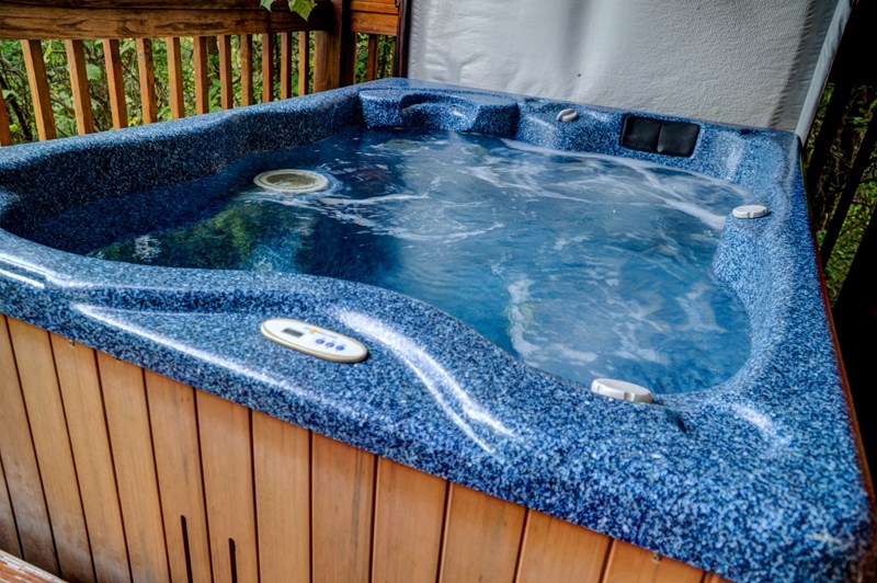 Hot tub cleaned and ready for you