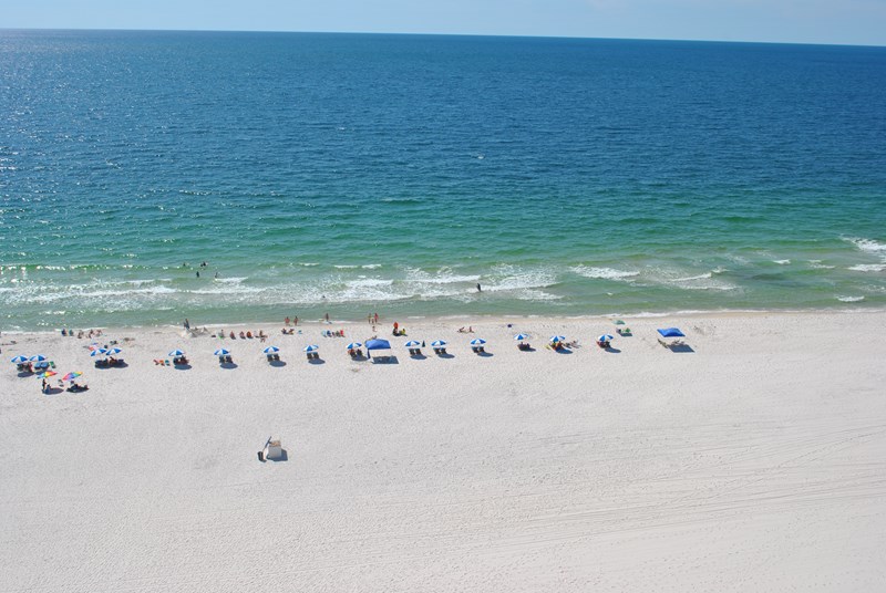 Front view of gulf from balcony