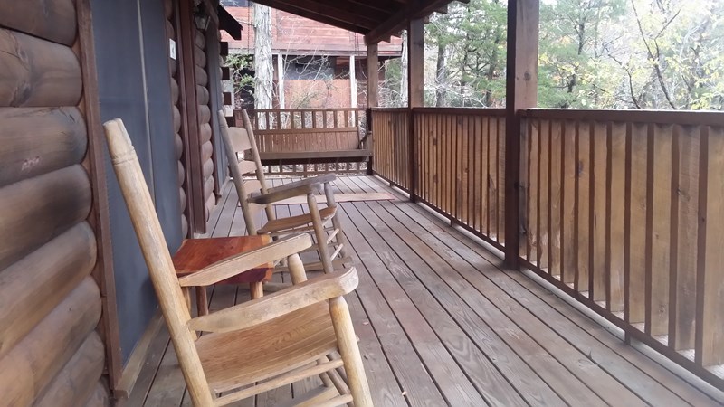 Back Porch Deck with Rockers